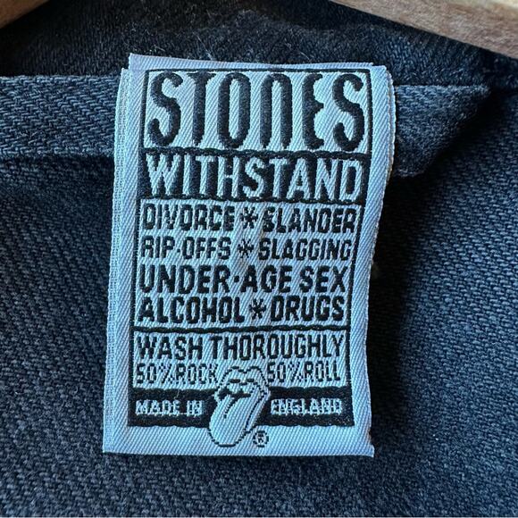 TOUR Vintage Rolling Stones M Jean Tour Jacket 1994 Coat Voodoo Lounge Concert - Picture 11 of 12